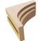 Ekena Millwork 4"W x 8"D x 8"H Classic Rockford Rough Cedar Woodgrain TimberThane Corbel, Primed Tan CORUR04X08X08ROCRCPR - alternate 4